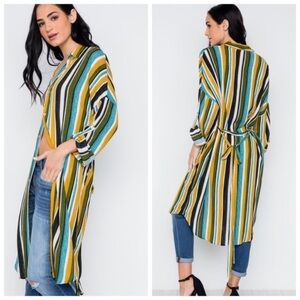 🆕Black, mustard, olive shirt dress.